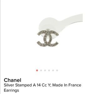 🚫Chanel Silver Earrings🚫